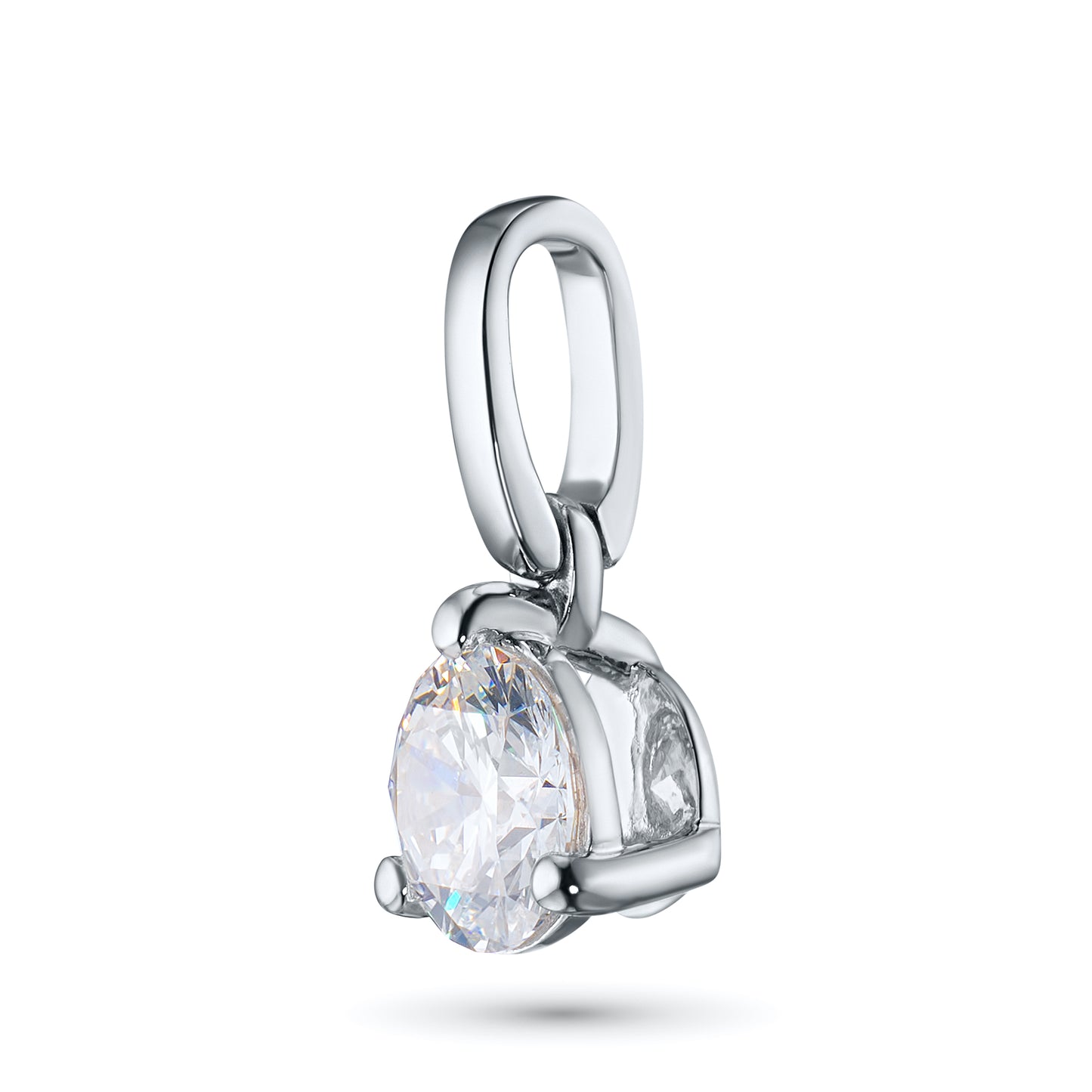 14K White Gold Pendant with Lab-Created Diamonds 0.330 CT.TW
