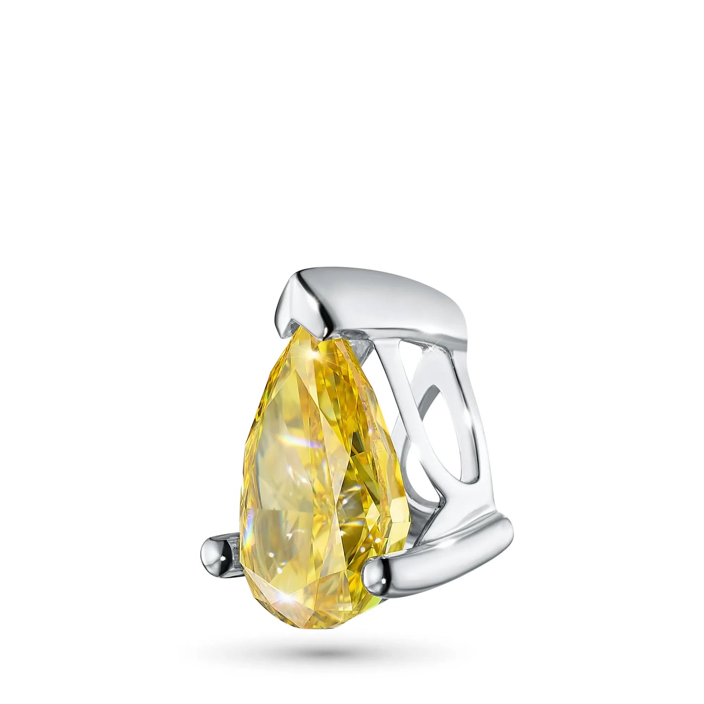 14K White Gold Pendant with Lab-Created Diamonds 1.070 CT.TW