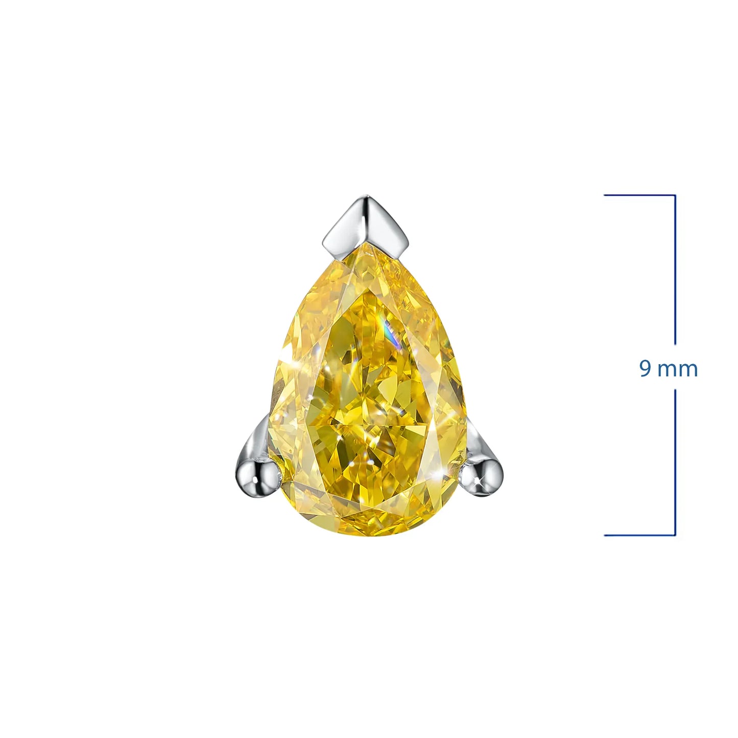 14K White Gold Pendant with Lab-Created Diamonds 1.05 CT.TW