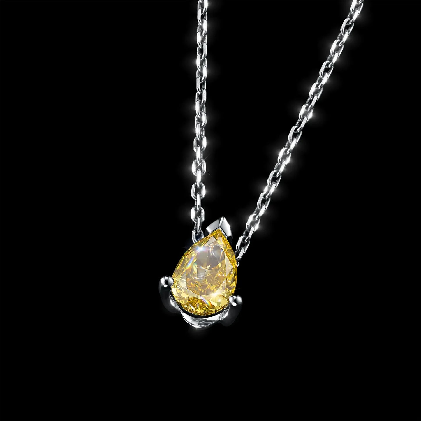 14K White Gold Pendant with Lab-Created Diamonds 1.05 CT.TW