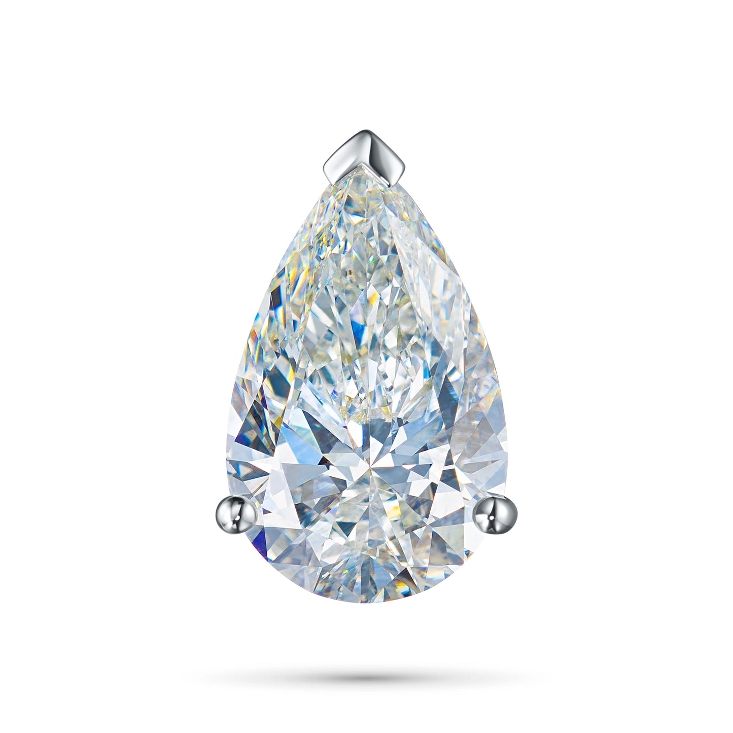 14K White Gold Pendant with Lab-Created Diamonds 1.05 CT.TW