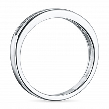 Кольцо из белого золота с бриллиантами